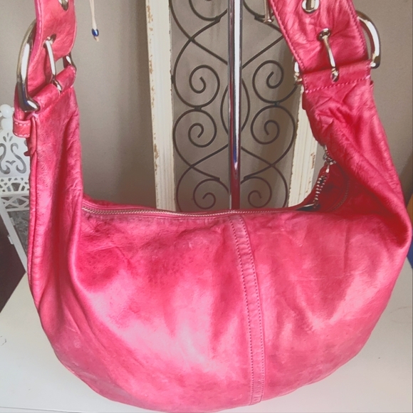 Coach Vintage Ergo Pink Napa Leather Rare Hobo Bag PREOWNED VINTAGE COND… - Picture 2 of 10